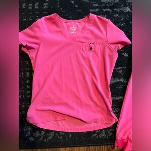 Hot pink scrubs